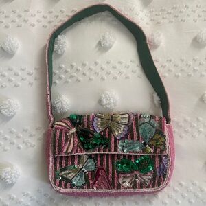 Anthropologie Beaded bag (new but tag fell off)